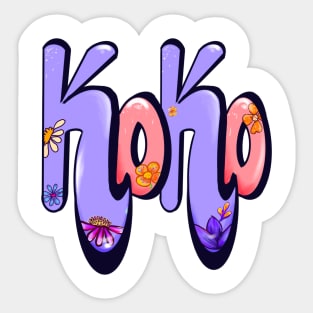 Koko 4 The top 10 best Personalized Custom Name gift ideas for Koko girls and women Sticker